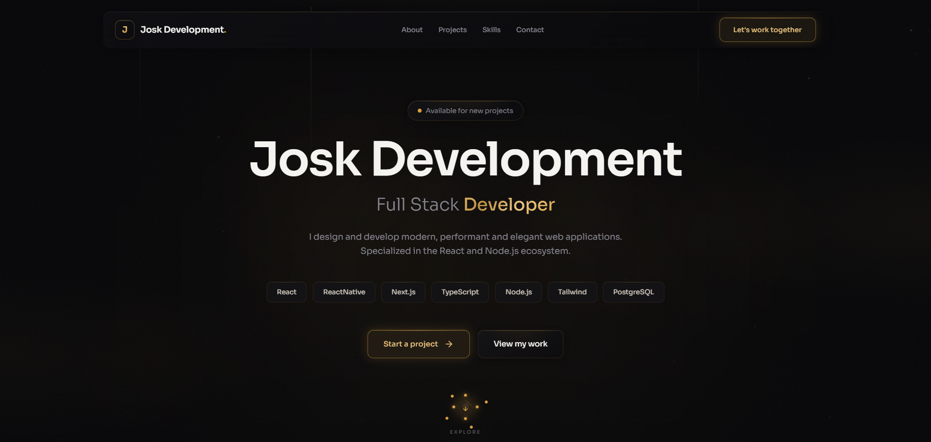 Josk Dev | Full Stack Developer